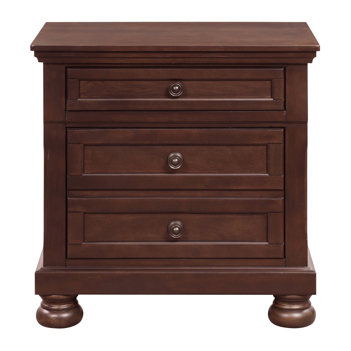 Begonia Cherry Night Stand - Elegant Wooden Bedside Table with Drawer for Bedroom Decor | Perfect for Small Spaces, Apartments & Guest Rooms