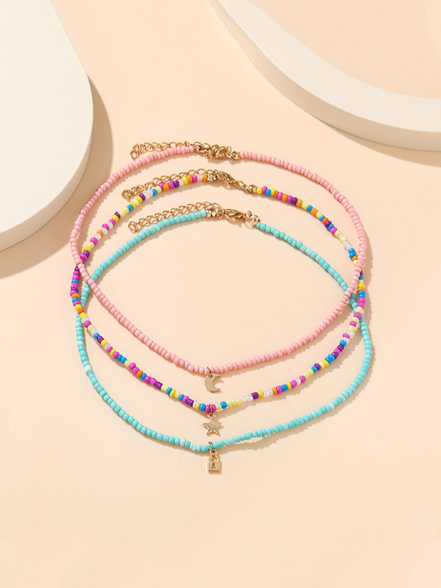 Yellow Beaded Choker Necklace for Women & Girls - Multicolor Charm Chimes Necklace | Birthday & Anniversary Gift for Wife, Girlfriend, Daughter | Perfect for Parties, Weddings, Everyday Wear