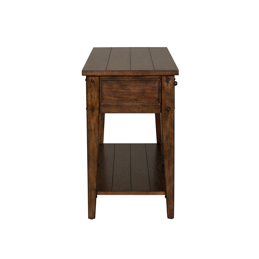 Rustic Lake House Sofa Table - Farmhouse Console Table for Entryway, Living Room & Hallway Decor - Perfect for Cozy Cabins, Beach Houses & Lakeside Retreats