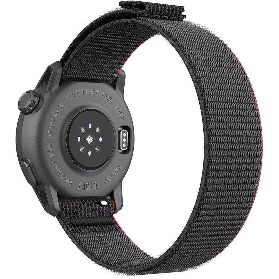 Coros Pace 2 GPS Running Watch with Nylon Strap - Lightweight Smartwatch for Runners, Accurate Heart Rate & GPS Tracking - Perfect for Marathon Training, Outdoor Workouts & Fitness Tracking