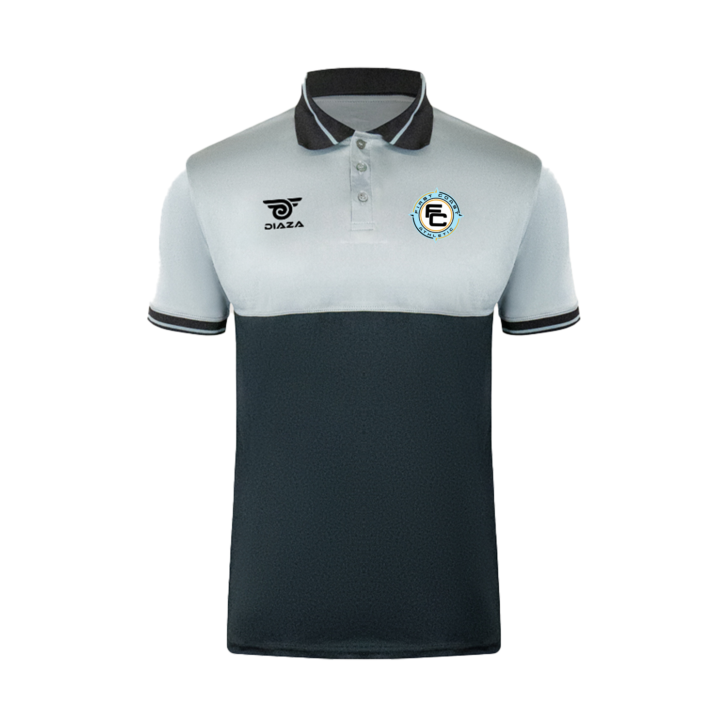 First Coast Athletic Performance Polo Shirt for Men - Moisture Wicking Golf & Tennis Shirt - Breathable Quick-Dry Activewear for Sports & Casual Wear