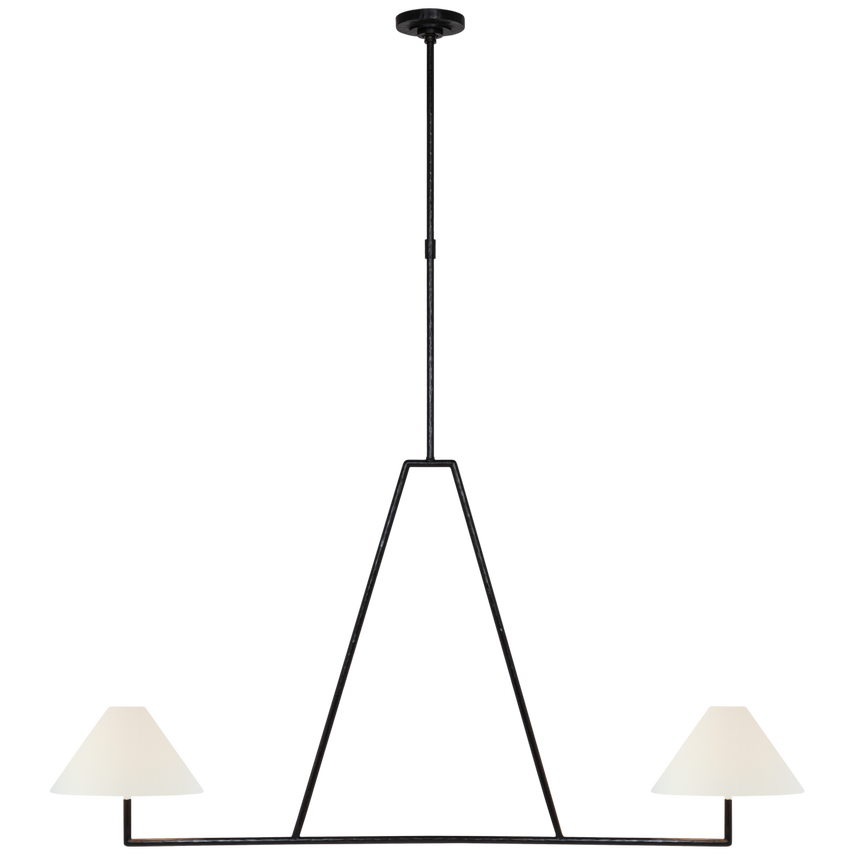 Archer 59 Sculpted Chandelier - Modern Crystal Ceiling Light Fixture for Dining Room, Living Room & Bedroom - Elegant Lighting for Home Decor