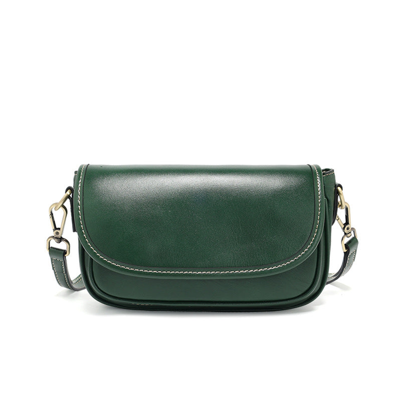 Stylish Leather Flap Crossbody Bag for Women - Fashionable Shoulder Purse for Daily Use, Travel & Shopping