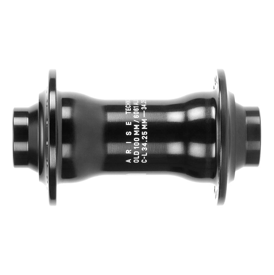 ARISE Echo Hub Front 36H 100mm Bicycle Wheel - Black MTB/BMX Front Hub for Mountain Biking & Off-Road Cycling