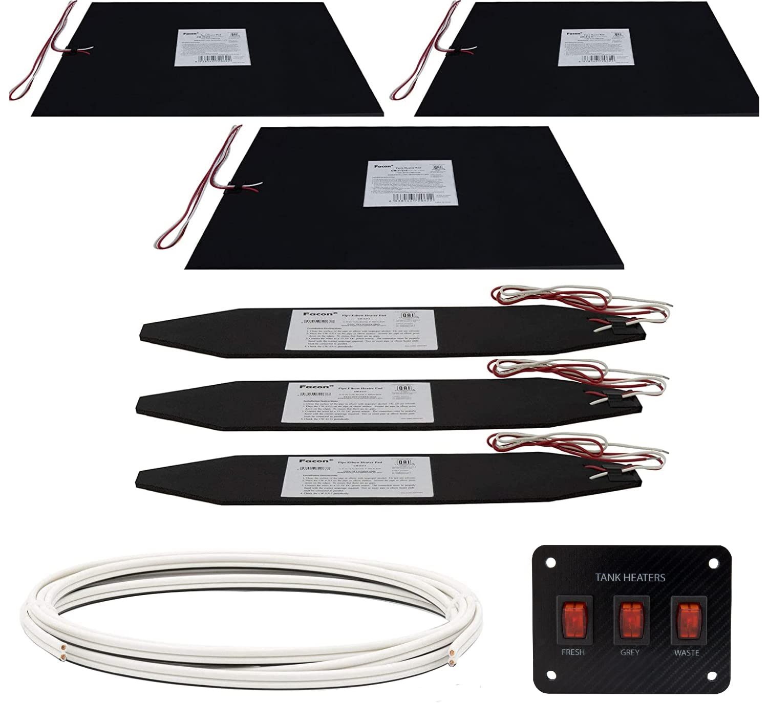 RecPro RV Tank Heater Pad Kit - 12