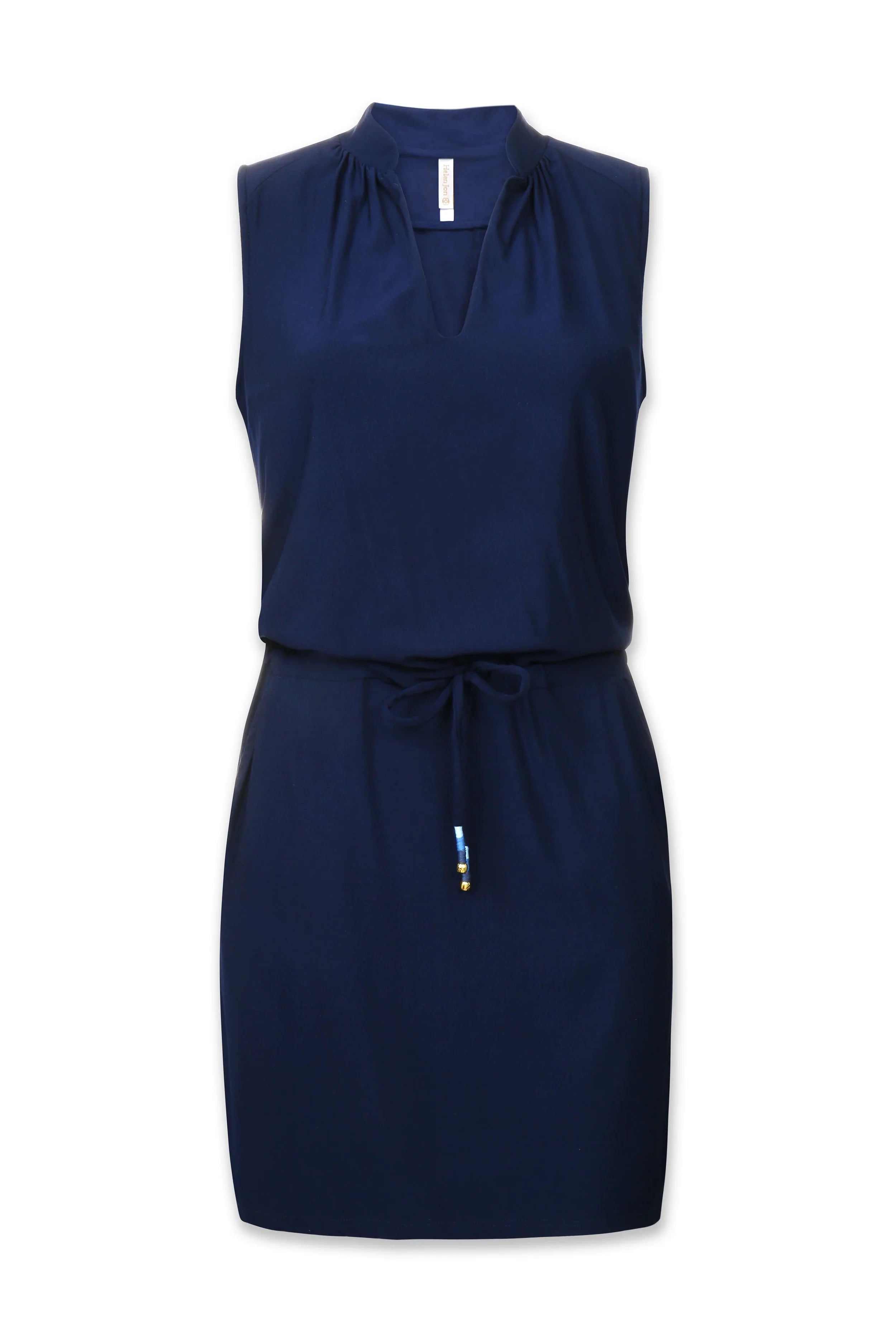 Sanibel Navy Blue Floral Summer Dress for Women - Perfect for Beach Vacations, Casual Outings & Date Nights