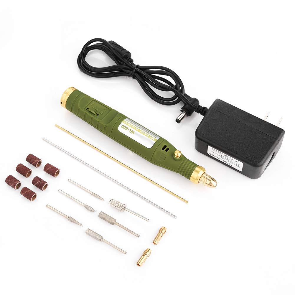 Mini Electric Rotary Tool - 110V US Plug Engraving, Grinding, Cutting & Polishing Kit for DIY Crafts, Jewelry Making & Home Repairs