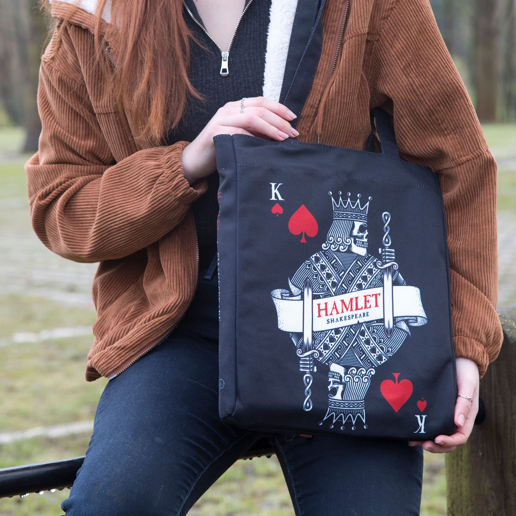 Book Lovers Tote Bag - Themed Literary Gift for Readers & Bookworms - Durable Canvas Shoulder Bag for Bookstore Trips, Library Visits & Daily Commute