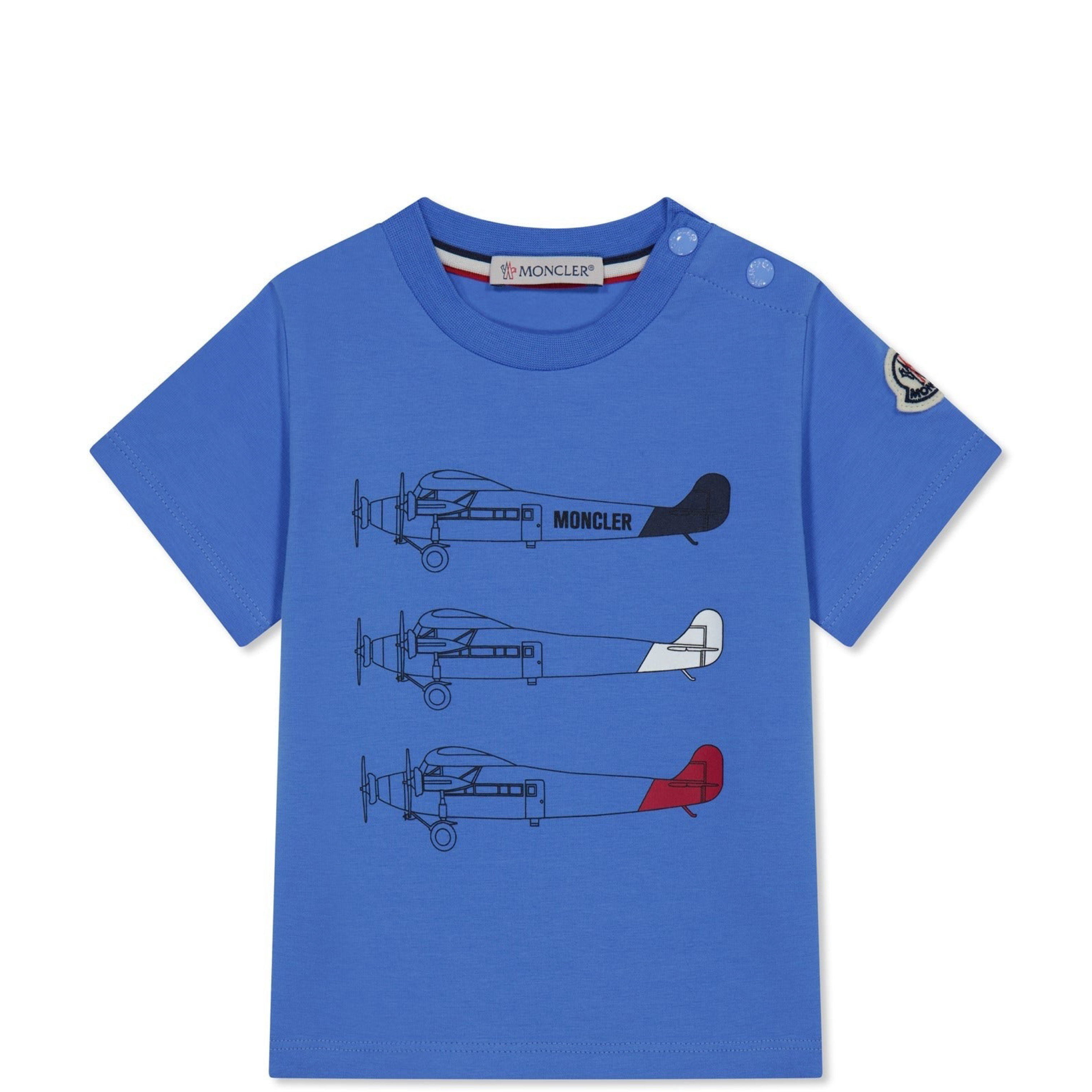 Moncler Logo Baby T-Shirt for Infants - Soft Cotton Comfort for Everyday Wear & Playtime