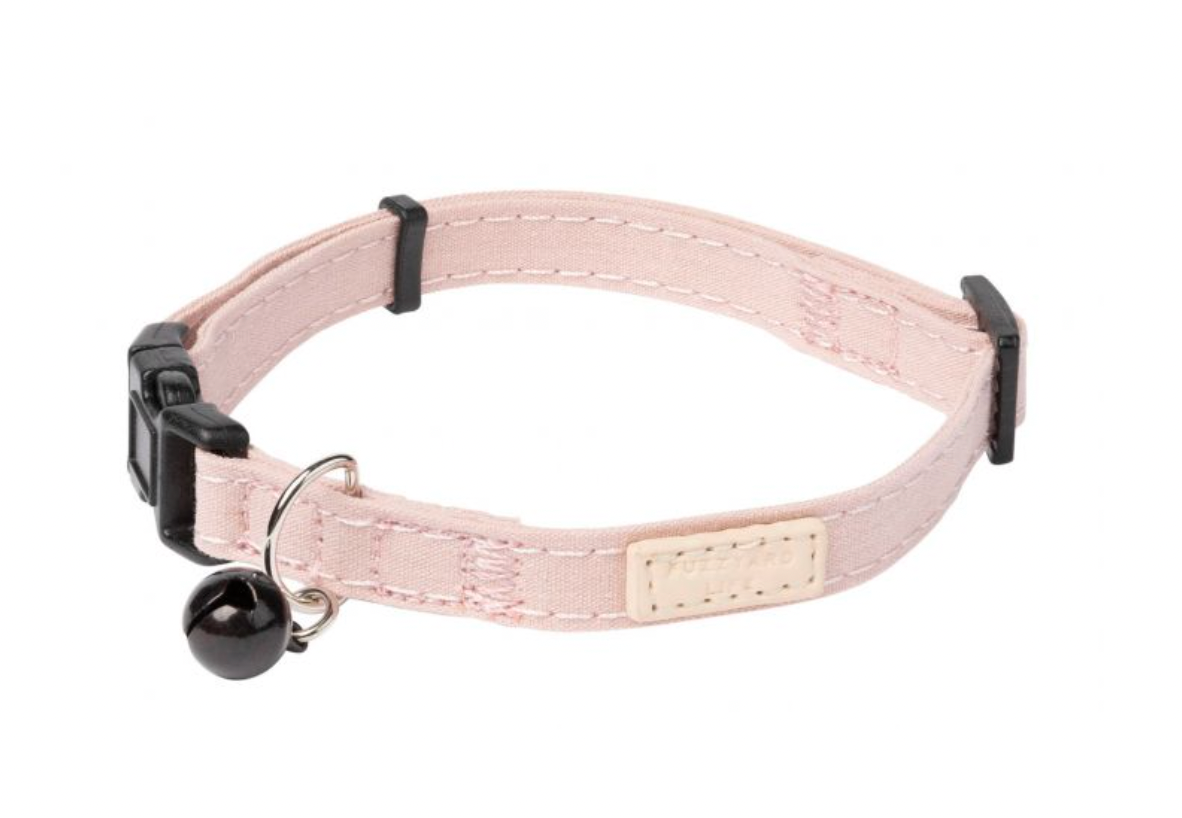 Premium Soft & Stylish Fuzzyard Cat Collar with Bell - Adjustable Breakaway Safety Collar for Indoor/Outdoor Cats - Perfect for Daily Wear, Grooming & Pet Identification