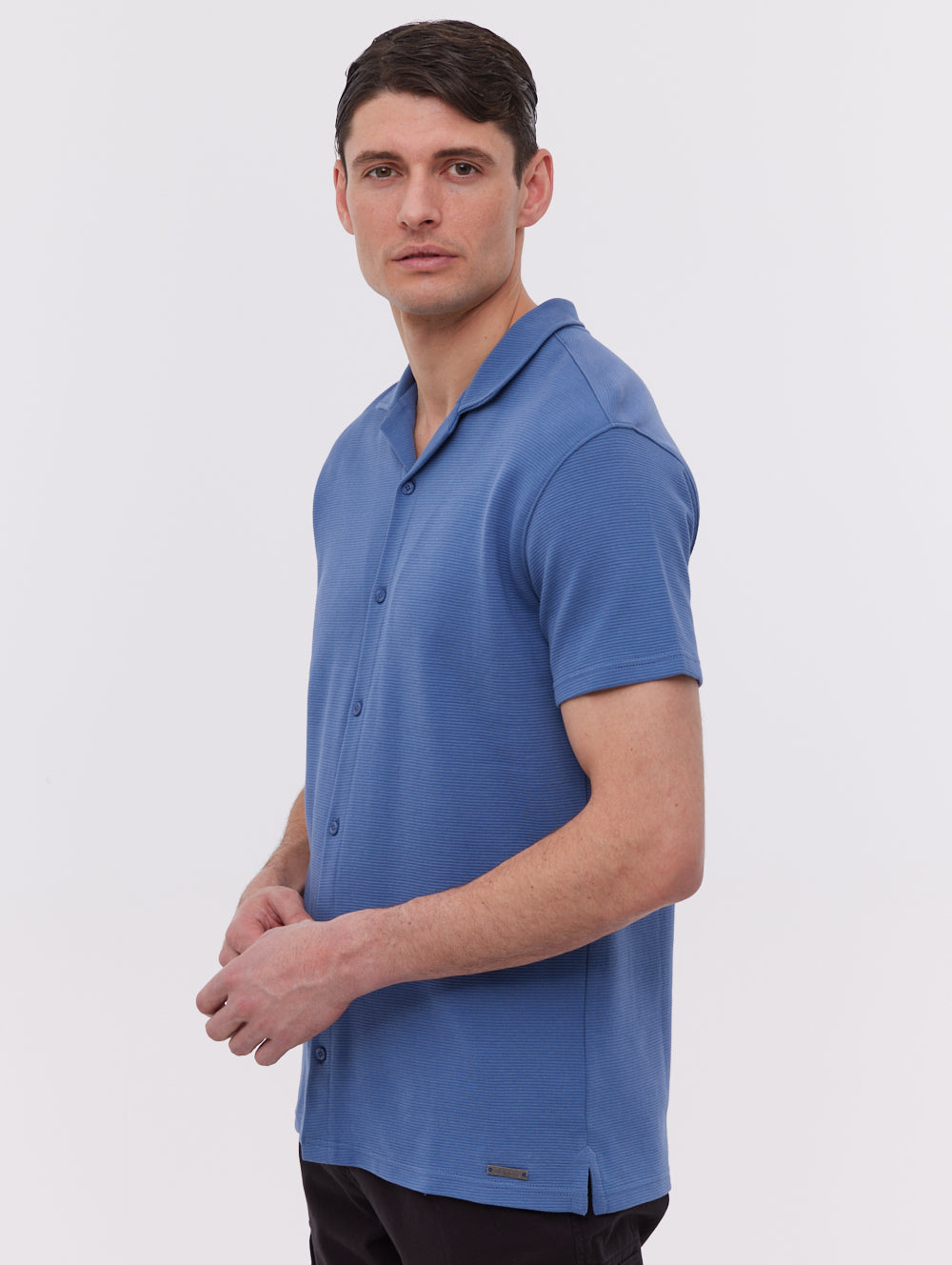 Pilima Men's Short Sleeve Cabana Shirt - Hawaiian Style Summer Beach Shirt for Vacation, Pool Party & Casual Wear