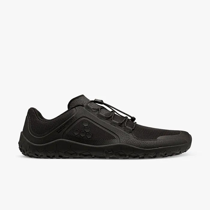 Vivobarefoot Men's Primus Trail II FG Trail Running Shoes - Obsidian Color | Barefoot Minimalist Design for Hiking, Trail Running & Outdoor Adventures