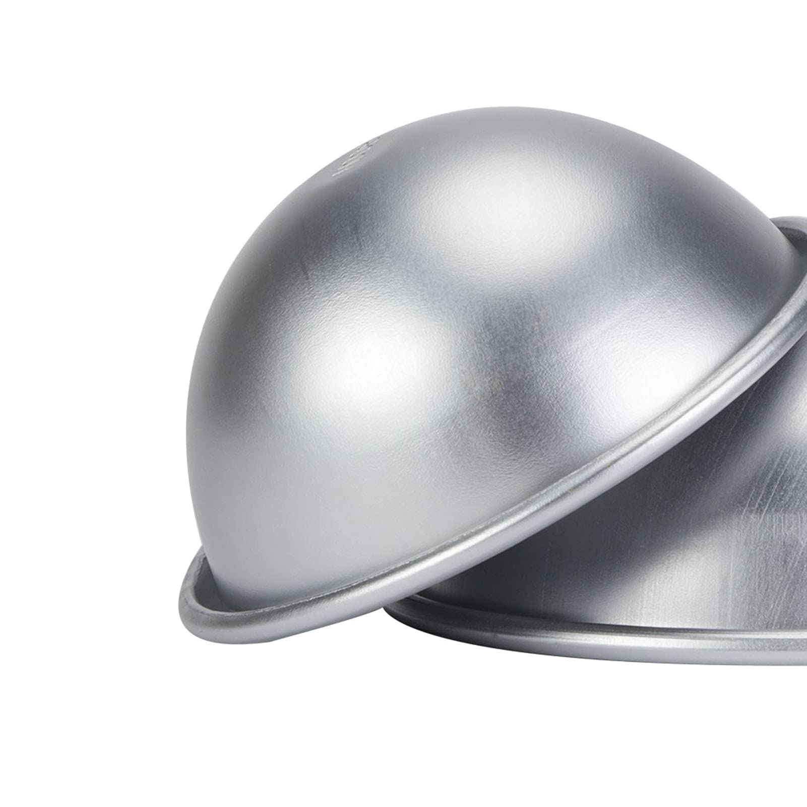 **Nonstick Aluminum Hemisphere Cake Pan - Half Ball Baking Mold for Wedding, Anniversary & Party Cakes - Perfect for Desserts, Puddings & Decorating - Durable Bakeware Tool for Professional & Home Bakers**