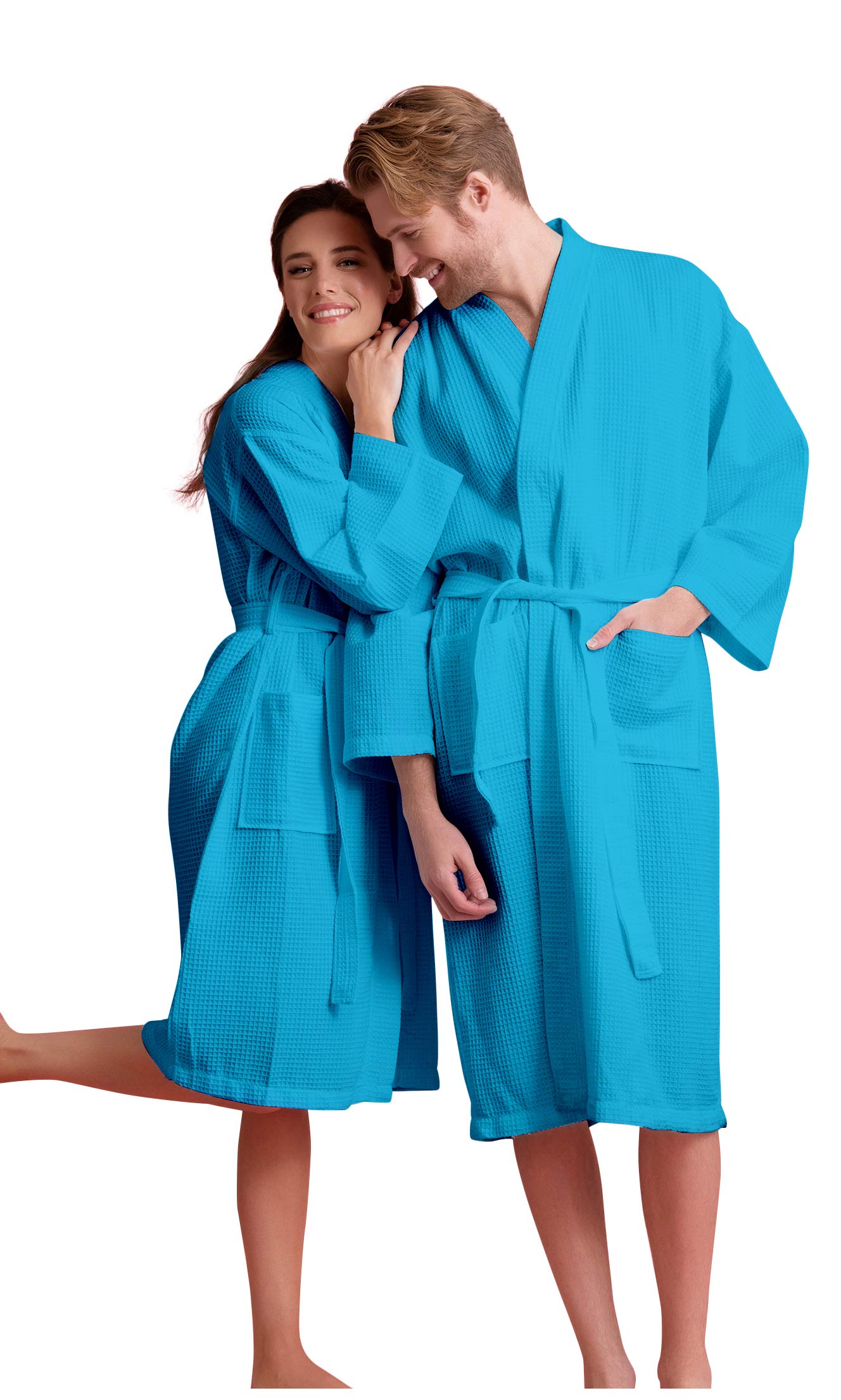 Luxurious Soft Absorbent Lightweight Long Kimono Waffle Spa Bathrobe for Women - Perfect for Relaxation, Spa Days, and Cozy Lounging at Home