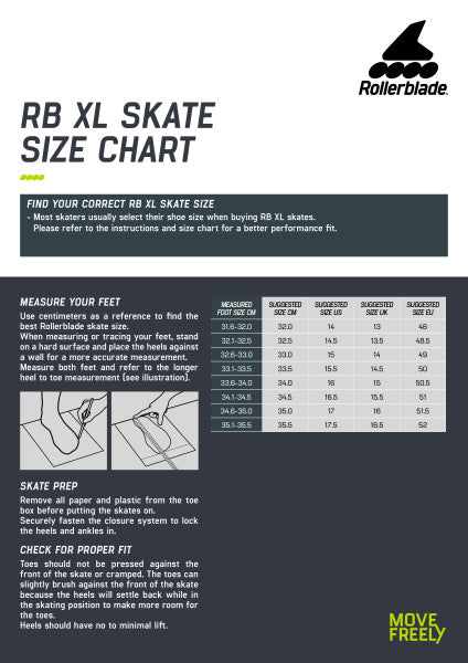 Rollerblade XL Men's Inline Skates for Fitness, Speed & Urban Skating - Perfect for Outdoor Exercise & Commuting