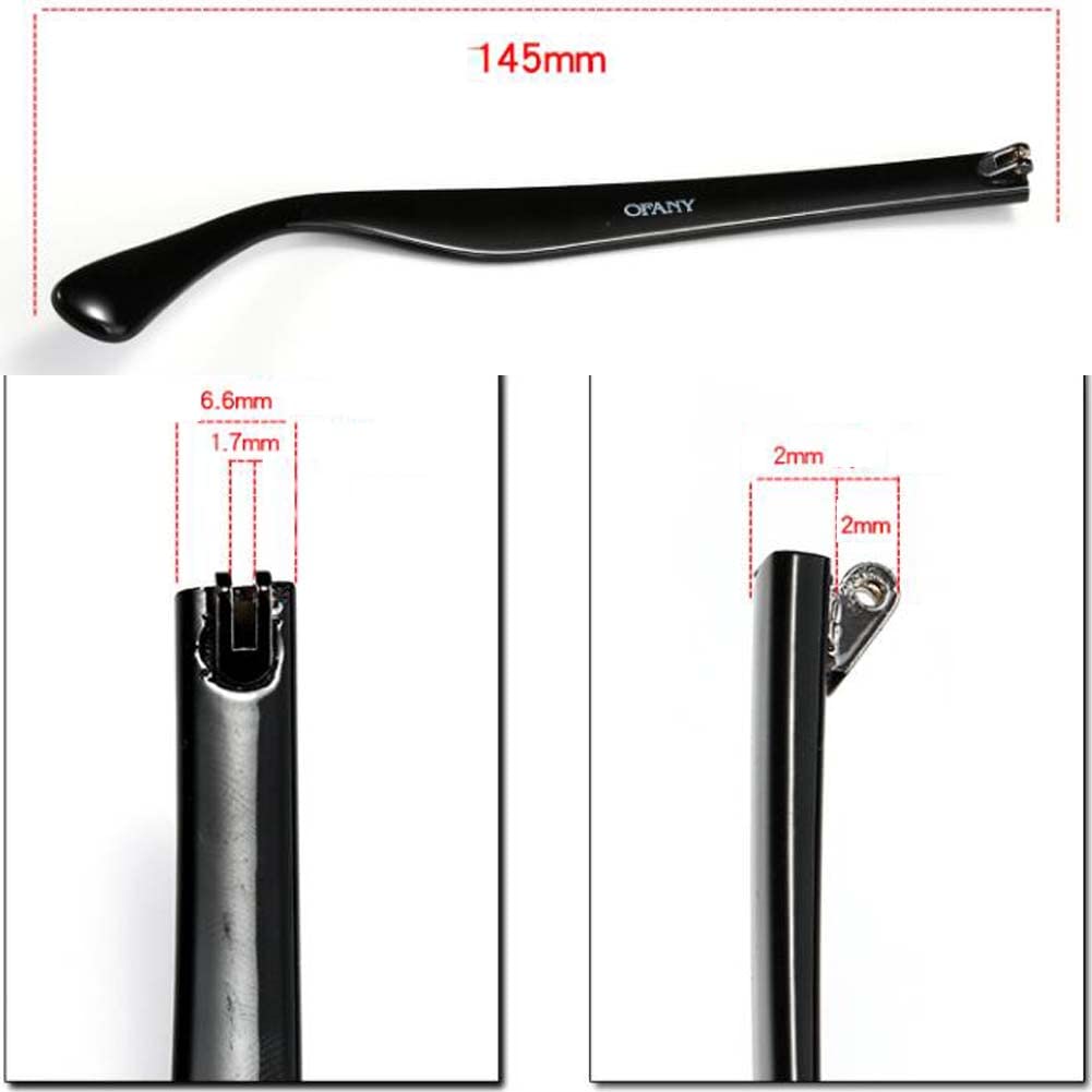 YGNJH Eyeglass Temple Tips Replacement - 1 Pair Leopard Print Plastic Glasses Arms, Sunglasses Repair Kit for Men & Women - Perfect for Reading Glasses, Fashion Eyewear, and Sunglasses Repair at Home or Office