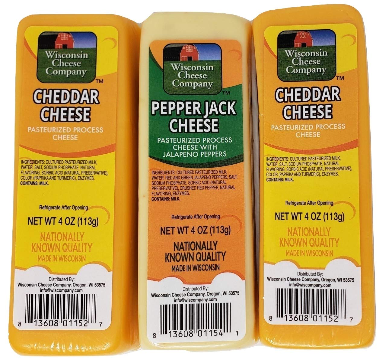 Wisconsin Cheese & Sausage Gift Box - 100% Wisconsin Cheddar & Pepper Jack Cheese with Crackers & Sausage | Gourmet Cheese Board for Parties, Charcuterie & Holiday Gifts | Perfect for Easter, Christmas & Birthday Celebrations | Great for Entertaining, Cheese Lovers & Foodie Gifts