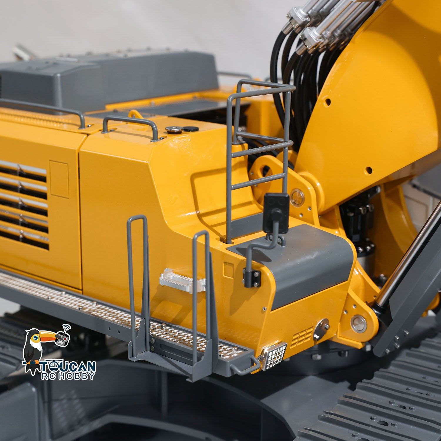 1/14 Scale K970 300 Hydraulic RC Excavator - Remote Control Demolition Machine with Realistic Paint & Pre-Assembled Model for Construction Enthusiasts | Perfect for Outdoor Play, Construction Simulation & Collector's Display