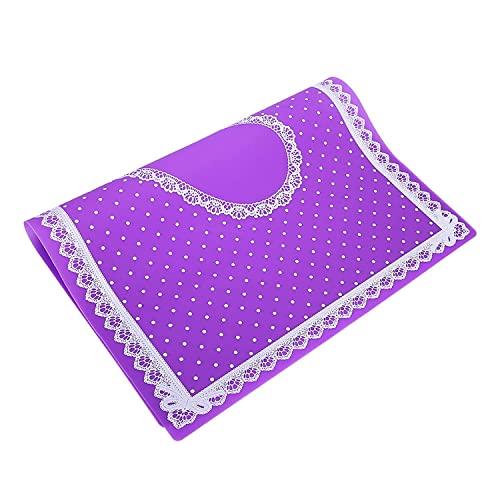 Premium Nail Art Hand Rest Cushion - Soft Manicure Support Pad for Home & Salon Use (Purple) | Perfect for Gel Polish, Acrylic Nails & Nail Art Designs