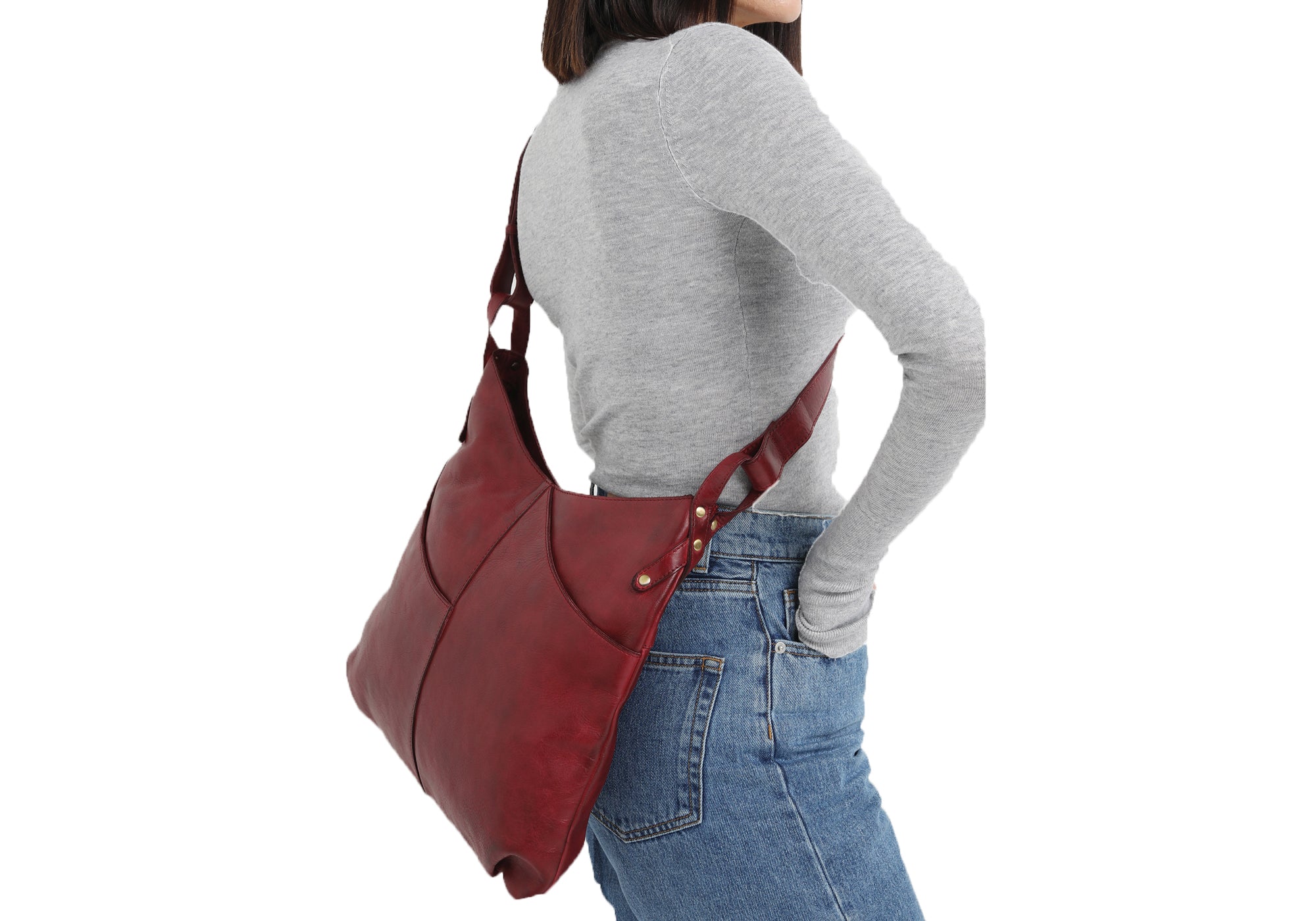 Modapelle Women's Genuine Leather Handbag 7882 - Stylish Crossbody Purse for Work, Travel & Everyday Use