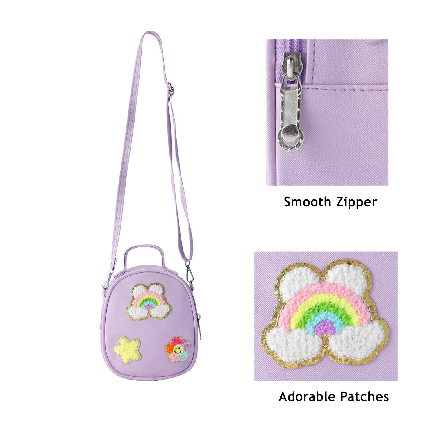 Kids Crossbody Bag - Cute Handbag Purse for Girls, Perfect Gift Idea for Birthdays & School Use