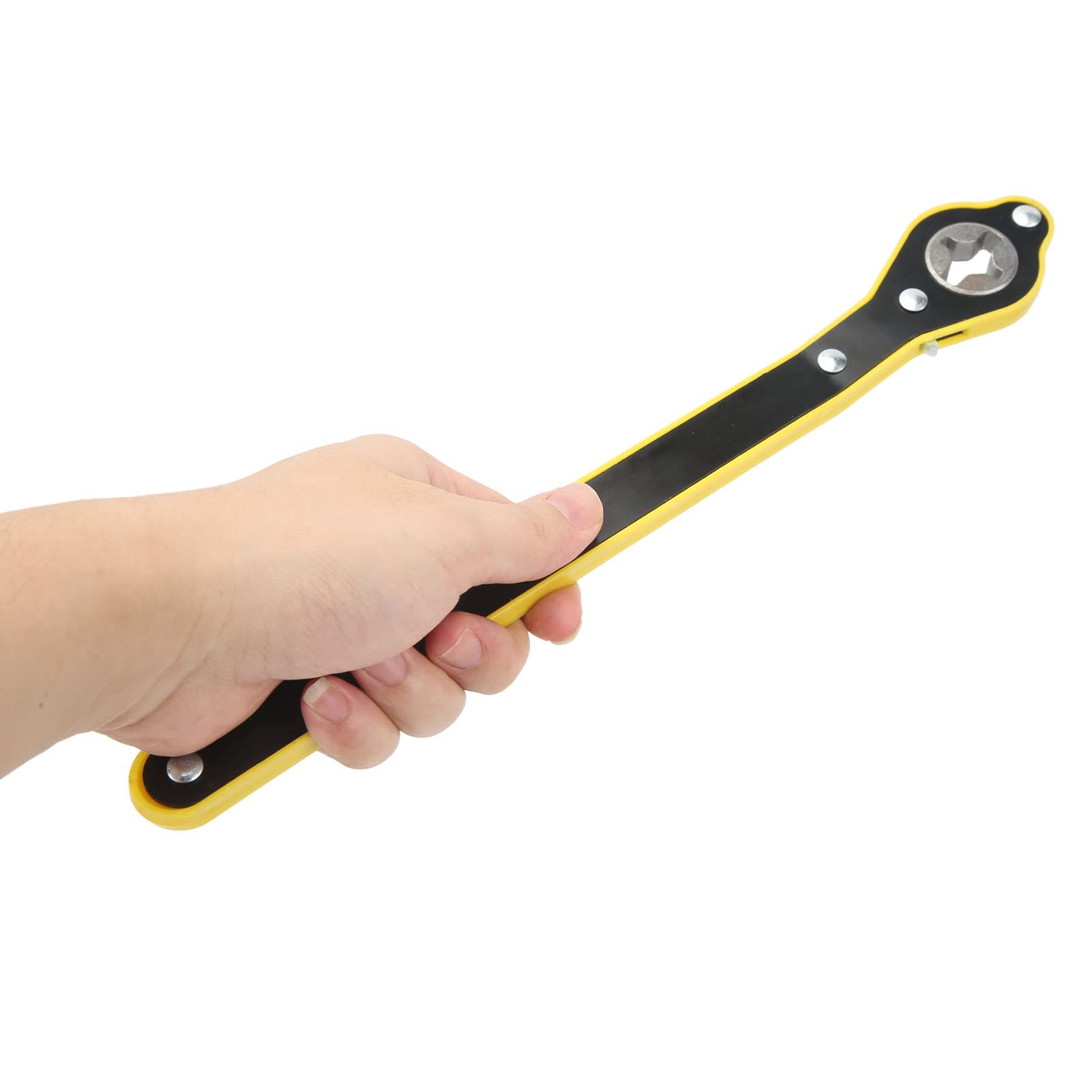 Cocoarm 13.4 Inch Heavy Duty Car Jack Ratchet Wrench - Long Handle Lug Wrench for Tire & Wheel Repair - Ideal for Emergency Roadside Assistance & DIY Auto Maintenance