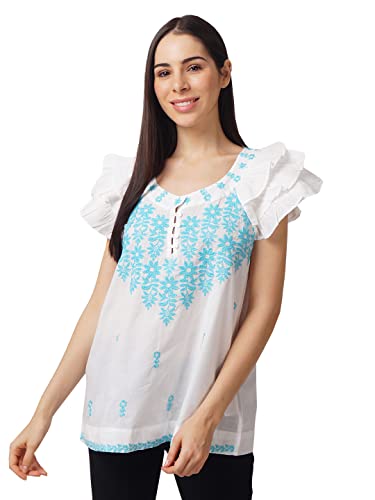 White & Light Blue