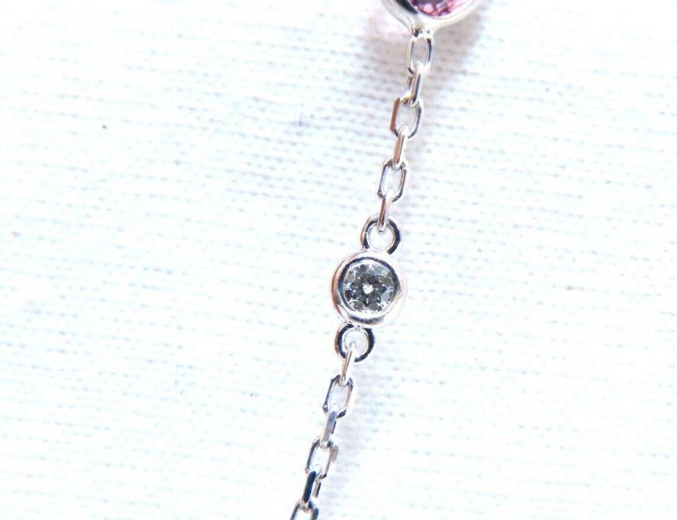 25.10ct Multi-Colored Natural Spinel Diamond Tennis Necklace in 14K Gold - Elegant Jewelry for Weddings, Parties & Special Occasions (Ref 12307)