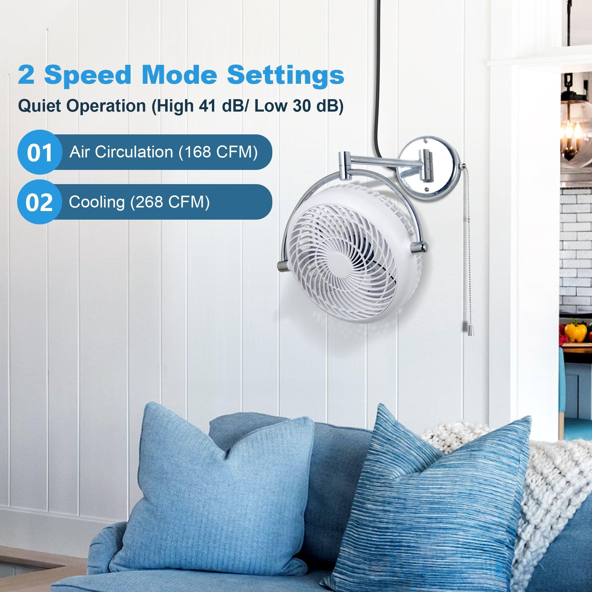 13 Inch Industrial Style Bathroom Ceiling Fan with Pull Chain - Waterproof Exhaust Fan for Bathroom, Laundry Room & Garage Ventilation