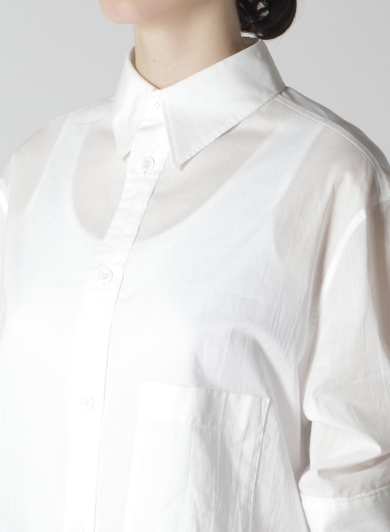 Cotton Lawn Shirring Sleeve Blouse - Women's Elegant Summer Top for Casual Wear, Office & Date Nights