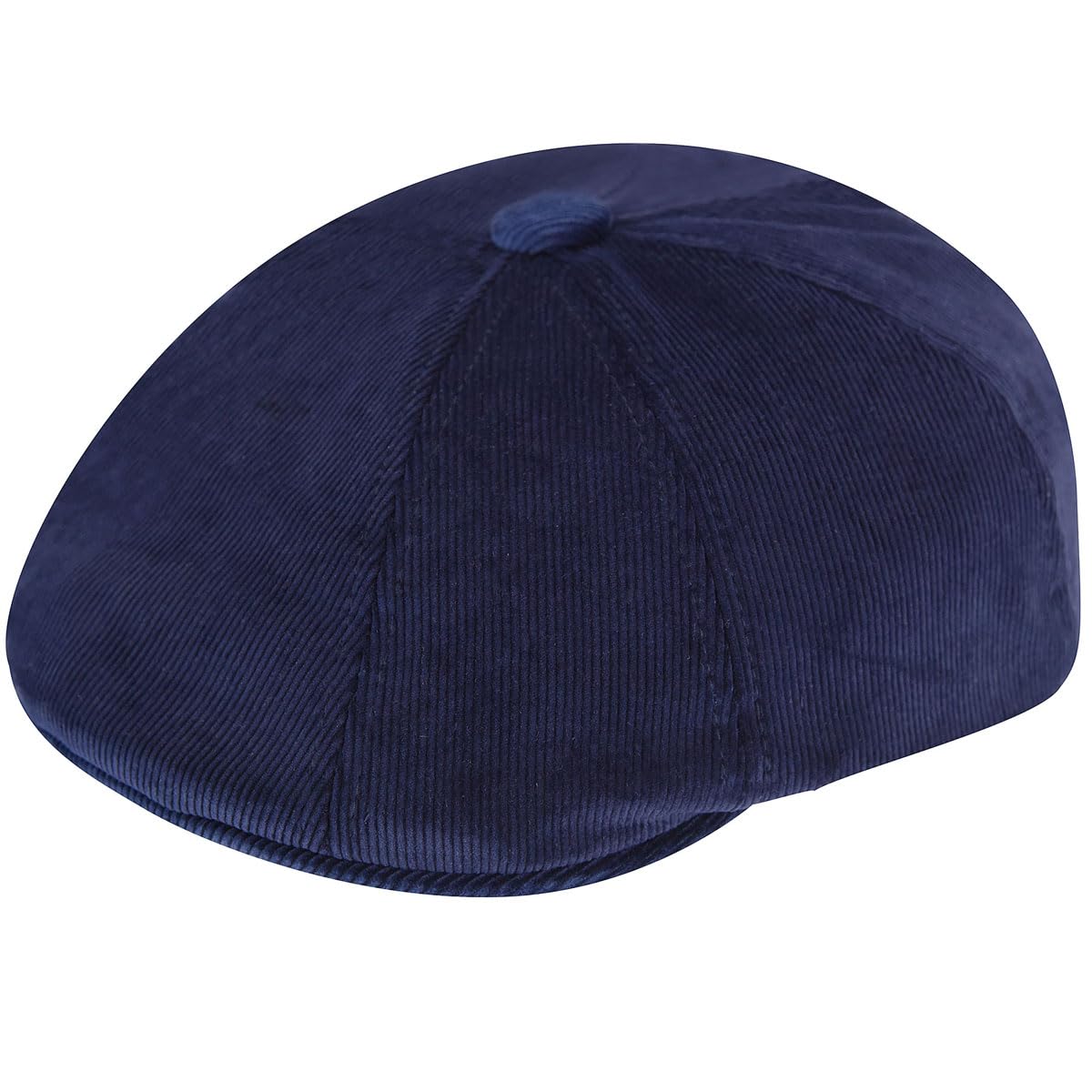 Kangol Cord Hawker Hat - BlackBerry/XL Newsboy Cap for Men & Women | Vintage Style Cotton Flat Cap for Outdoor, Casual, and Fashion Wear