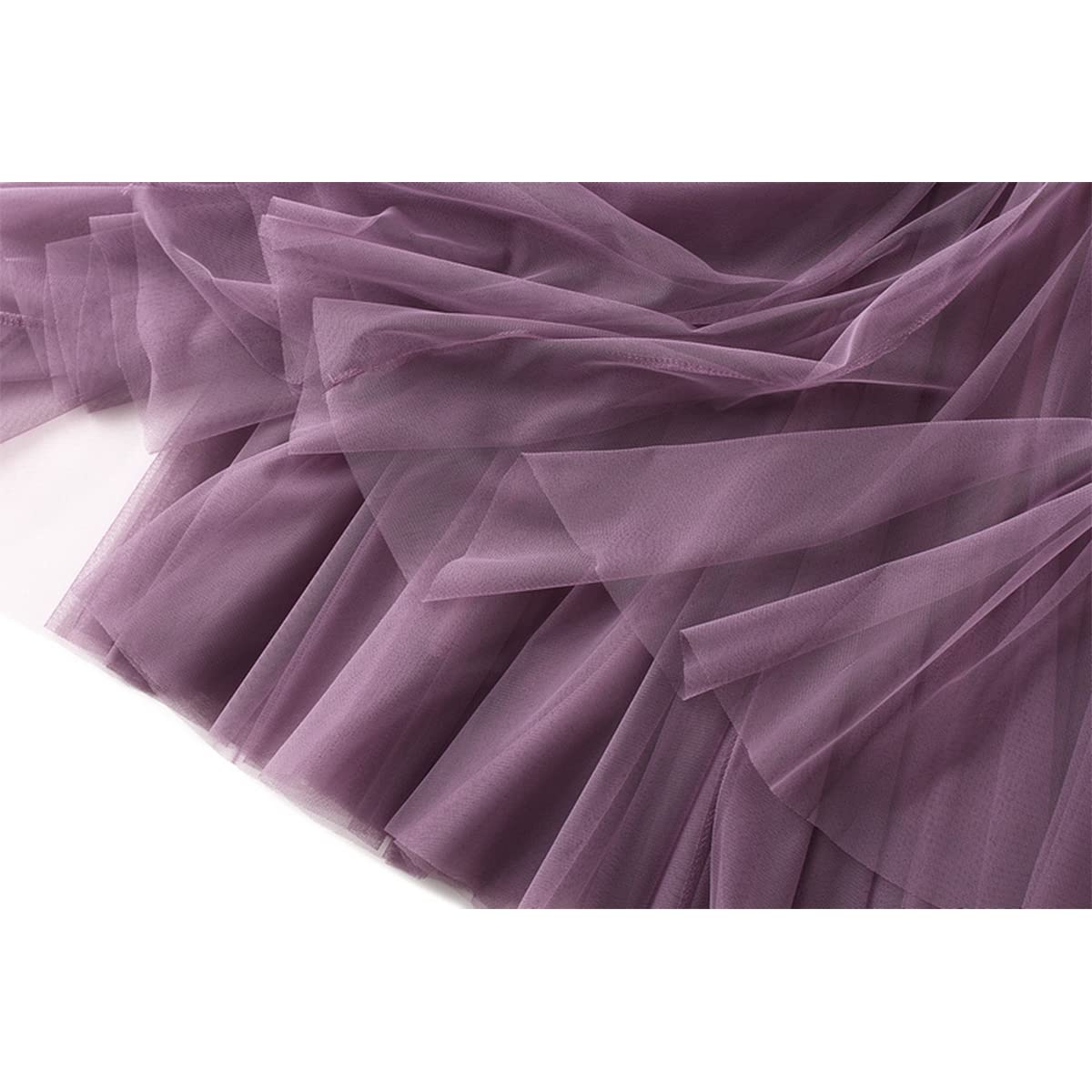 Elegant Women's Tulle Skirt - Pleated Midi Skirt with Elastic Waist | Perfect for Weddings, Parties & Formal Occasions