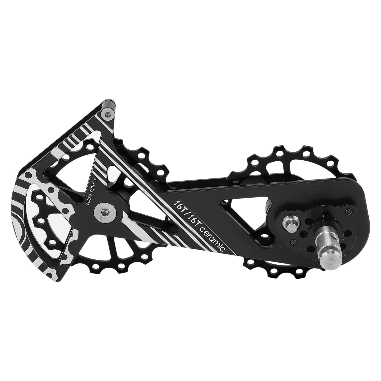 BNineteenteam 16T Bicycle Rear Derailleur Guide Wheel - Durable Aluminum Alloy MTB Derailleur Pulley for Mountain Bikes - Perfect for Trail Riding, Downhill & Off-Road Cycling