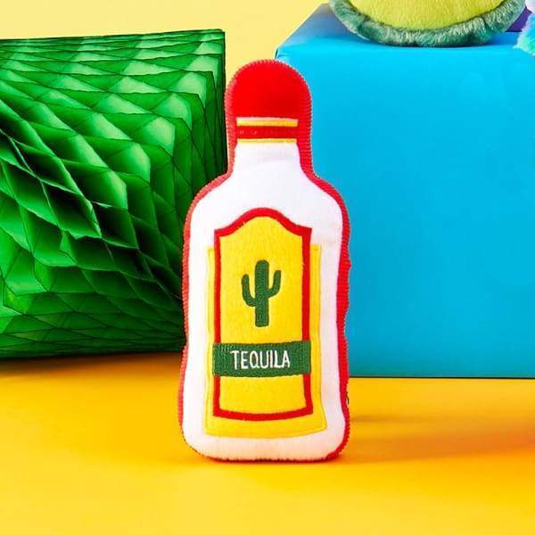 ZippyPaws Squeaky Pattiez Tequila Dog Toy - Fun Interactive Plush Chew Toy for Small & Medium Dogs - Perfect for Playtime, Training & Cuddling