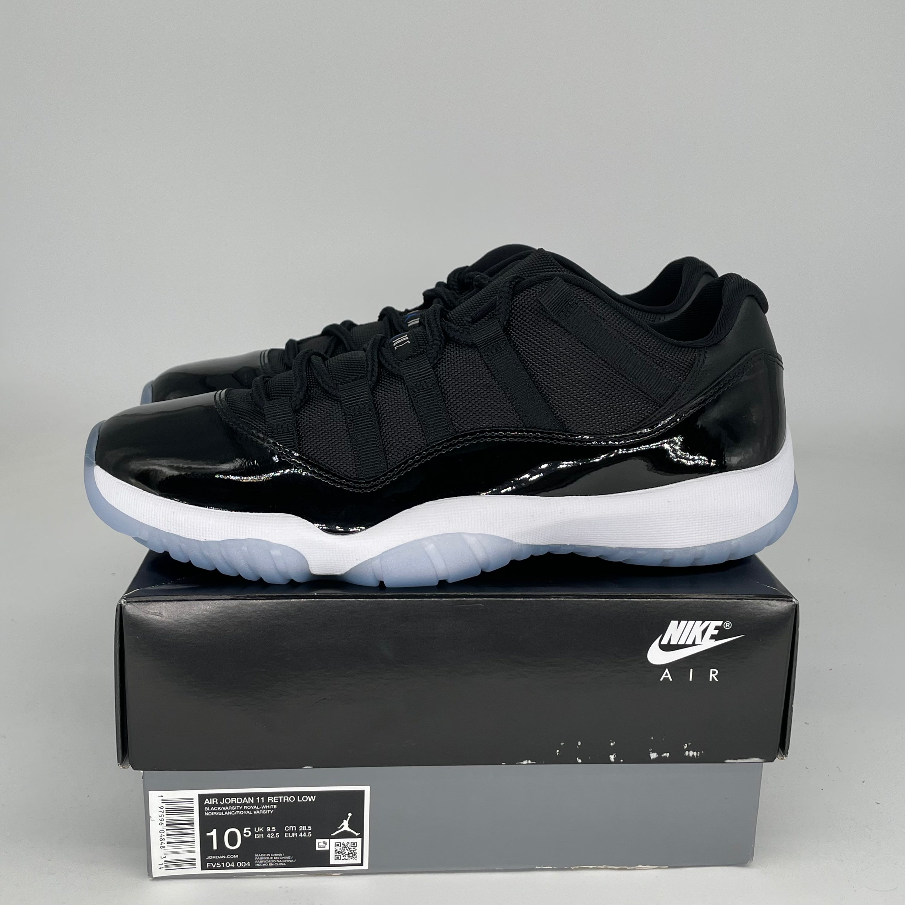Air Jordan 11 Low Space Jam Men's Basketball Shoes - Size 10.5 (FV5104-004) | Retro Sneakers for Casual Wear & Court Performance