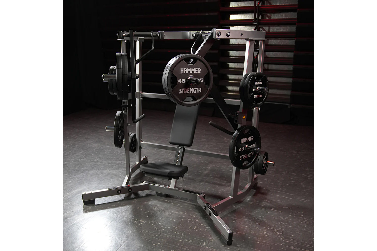 Hammer Strength Plate Loaded Iso-Lateral Wide Chest Press Machine - Gym Strength Training Equipment for Home & Commercial Use - Perfect for Chest Workouts, Bodybuilding & Fitness Training