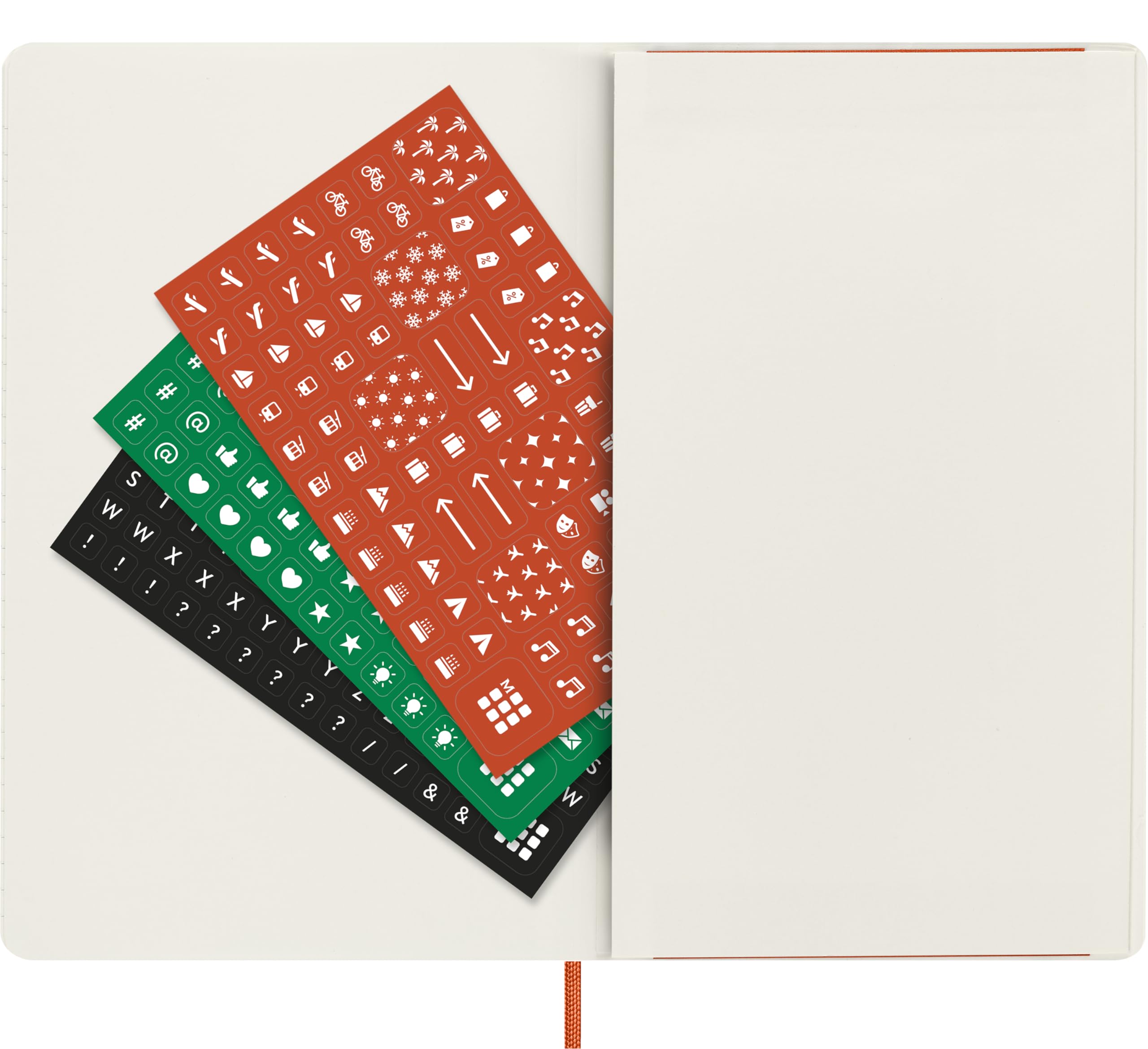 **Moleskine Weekly Planner 2025 – Vegan Soft Cover, 12-Month Agenda with Notes Space, Large 13 x 21 cm, Orange – Perfect for Work, School & Travel Planning**