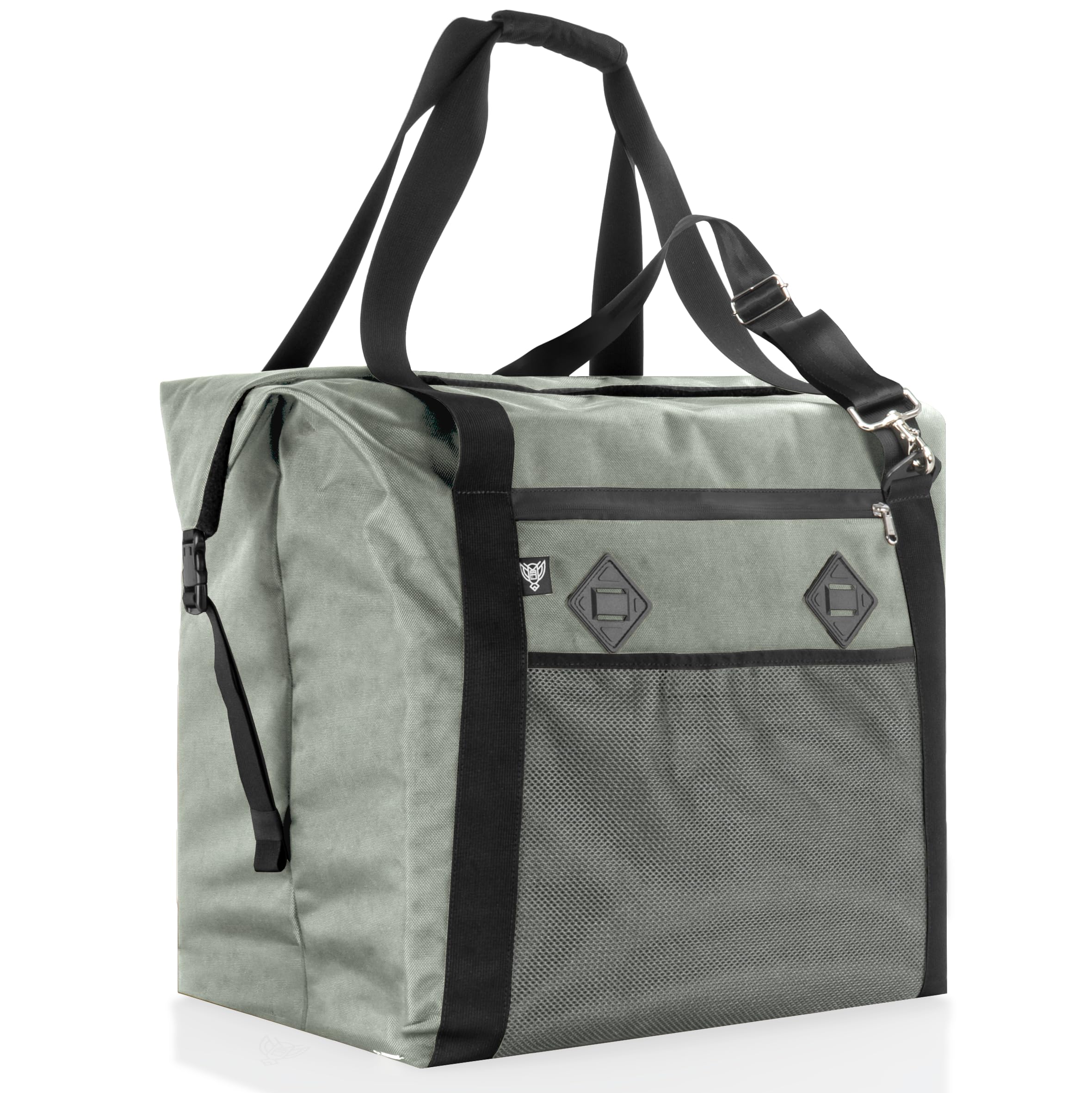 Faraday Bag for Generators & Electronics - EMP/CME/EMF/RF Protection - Medium to Large Size - Silver Diamond Lined Faraday Cage - Perfect for Emergency Preparedness, Data Security & Electronic Shielding