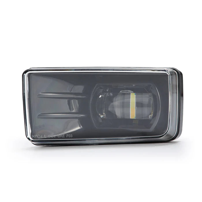 2007-2013 Chevrolet Silverado & 2007-2014 Tahoe/Avalanche/Suburban (4x4 Package) Dual Color LED Projector Fog Lights - White/Amber DRL Daytime Running Lights for Off-Road & Night Driving