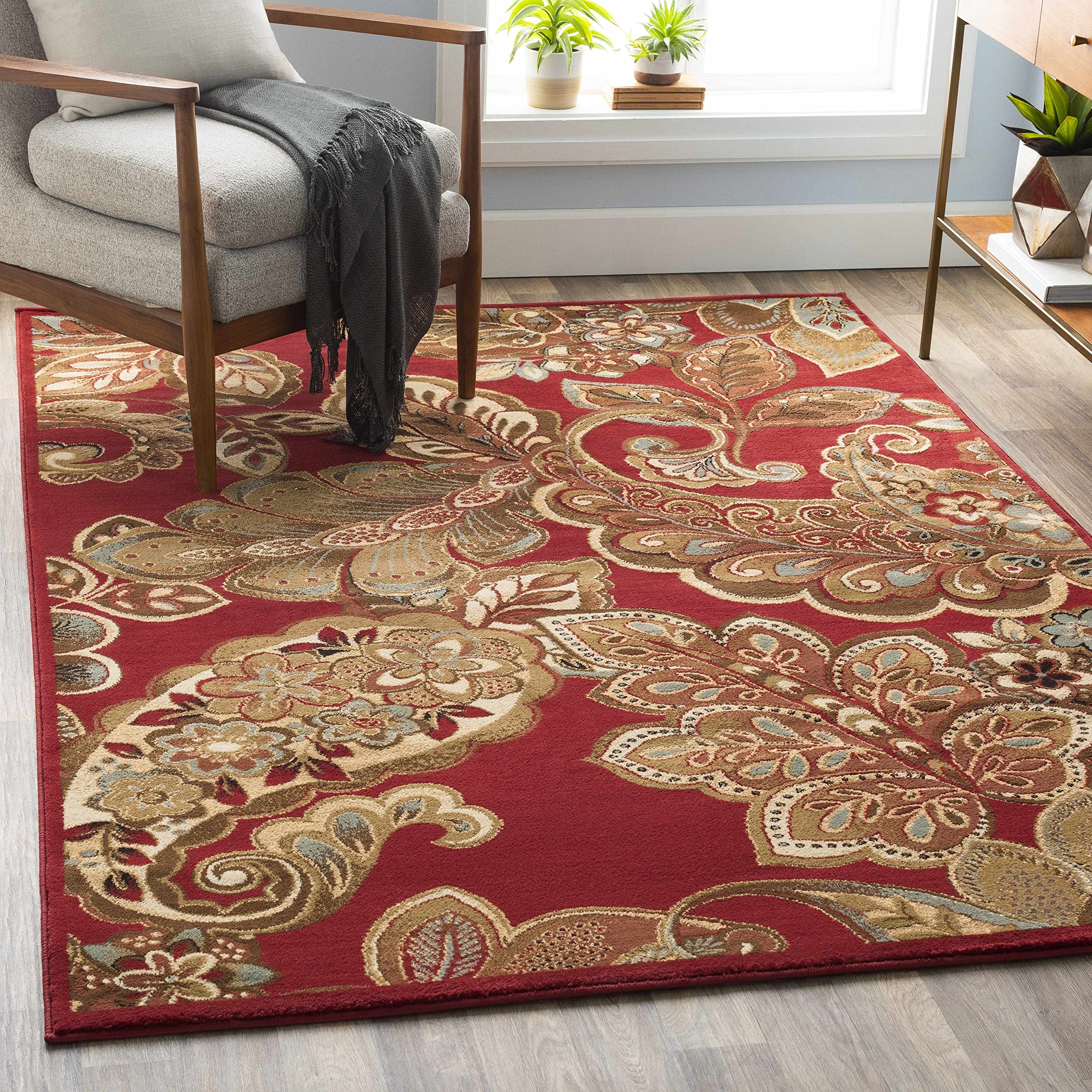 Hauteloom Beedeville Transitional Round Area Rug 7'10