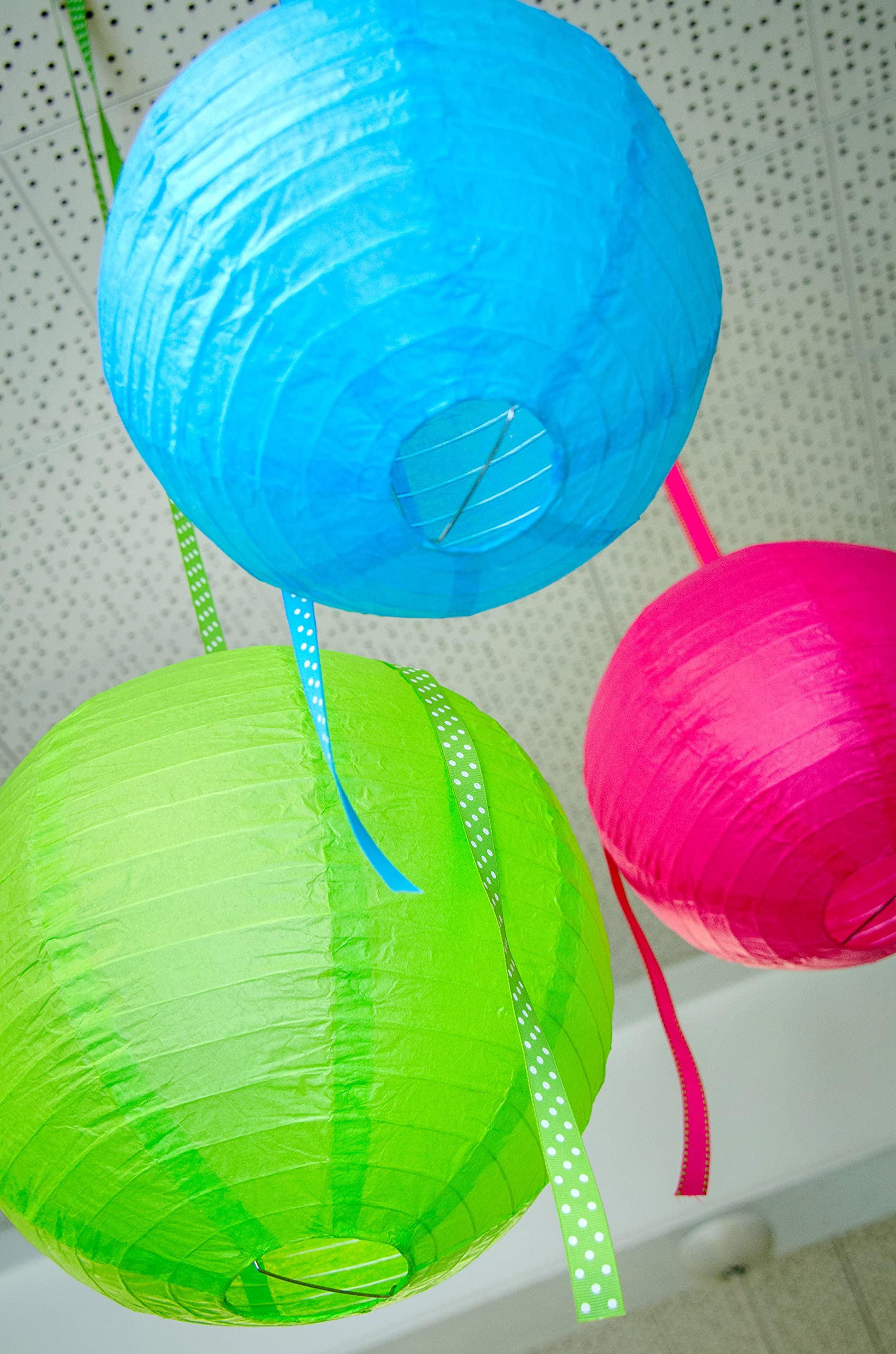 Bright Paper Lanterns for Party Decorations - 12