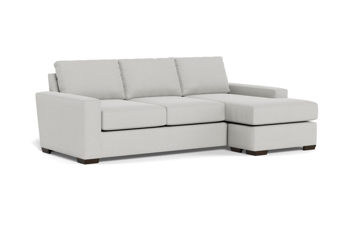 Mas Mesa 101 Deep Reversible Sofa Chaise - Modern L-Shaped Sectional Couch with Reversible Chaise Lounge for Living Room, Family Room & Small Spaces