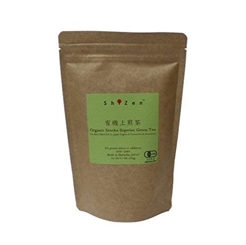Premium Organic Sencha Green Tea Loose Leaf from Japan - ShiZen Tea (100% Natural, High-Grade) | Perfect for Daily Wellness, Detox & Relaxation at Home or Office