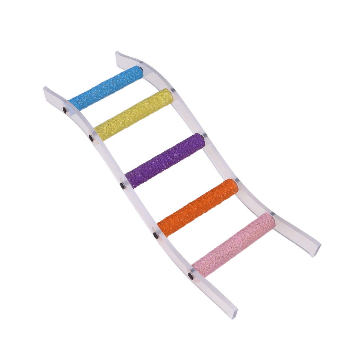 Bird Bridge Toy - Parrot Ladder, Budgie & Hamster Climbing Ladder - Small Animal Pet Toys for Birds, Parakeets & Rodents - Perfect for Cage Play, Exercise & Enrichment
