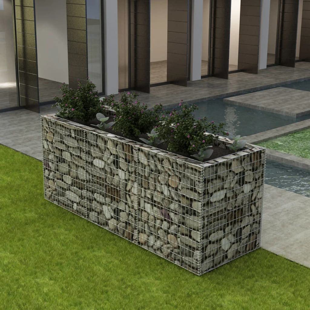 Steel Gabion Raised Garden Bed Kit 106.3