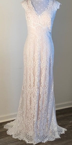 BHLDN Tadashi Shoji Fiorelle Gown - Elegant Wedding Dress for Bride, Formal Evening Gown for Prom & Special Occasions