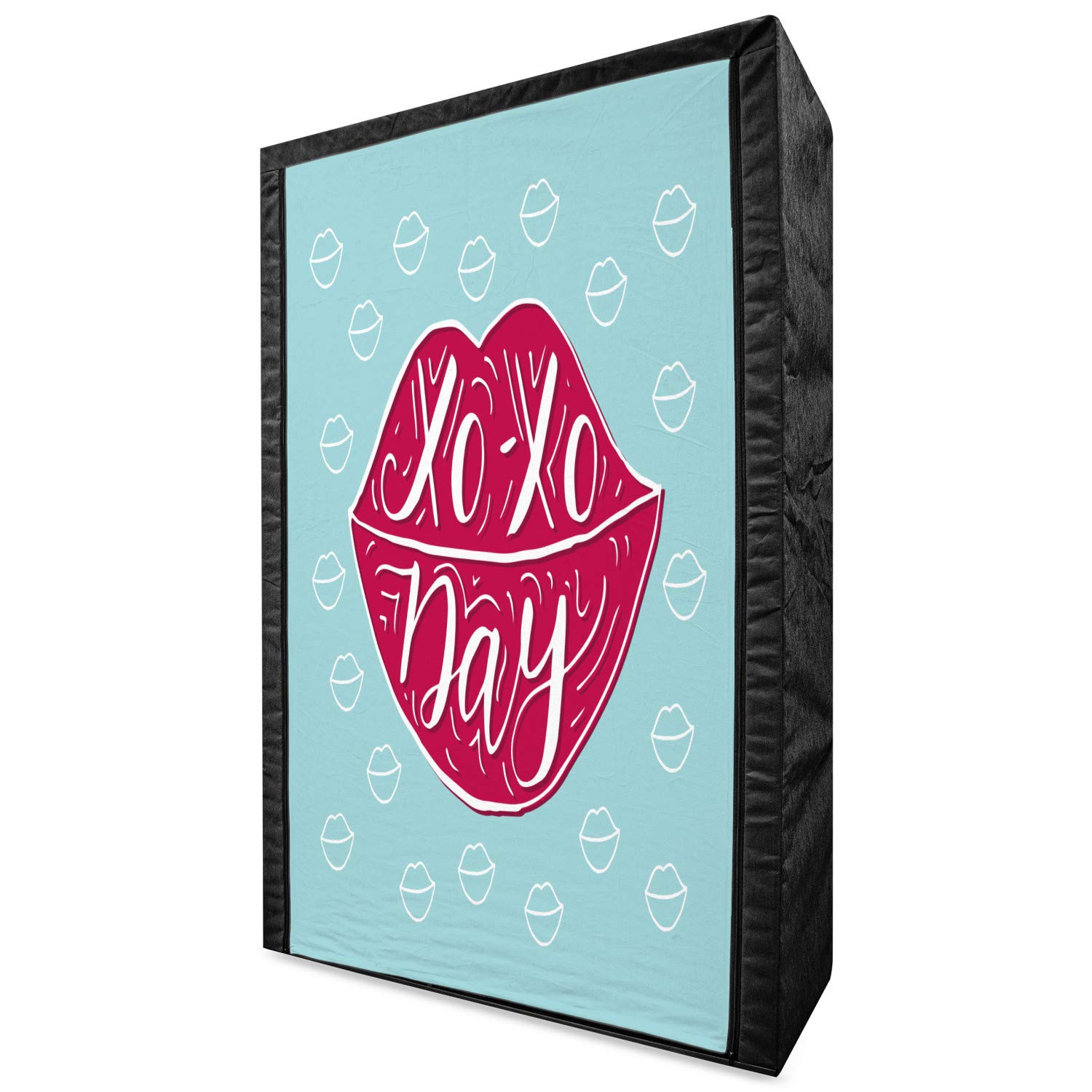 Ambesonne Xo Portable Fabric Wardrobe - 42.5