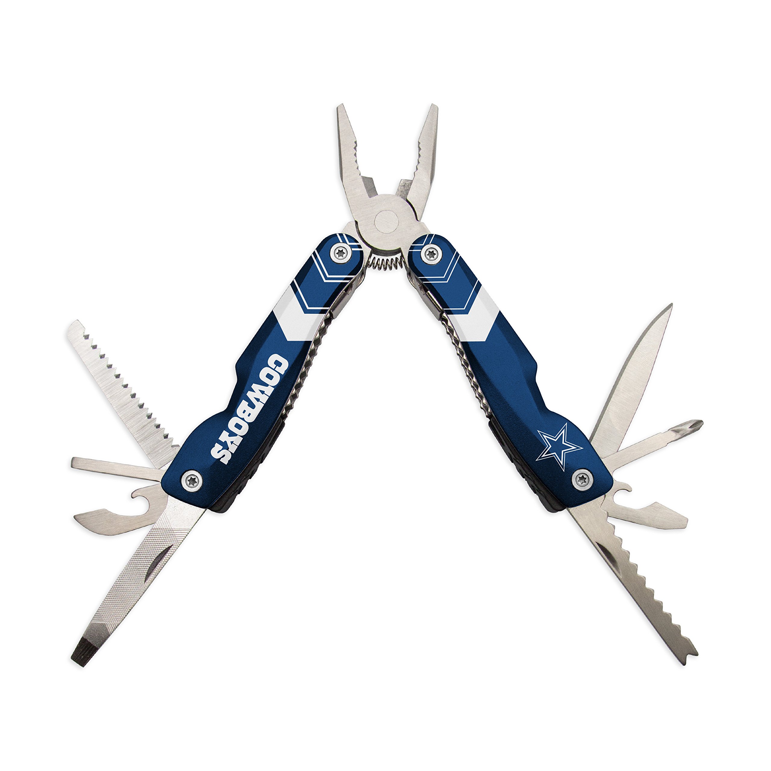 NFL Unisex-Adult Multi-Tool with 12 Functions - Pocket Knife, Screwdriver, Bottle Opener & More - Perfect for Camping, Hiking, Survival & Everyday Carry (EDC)