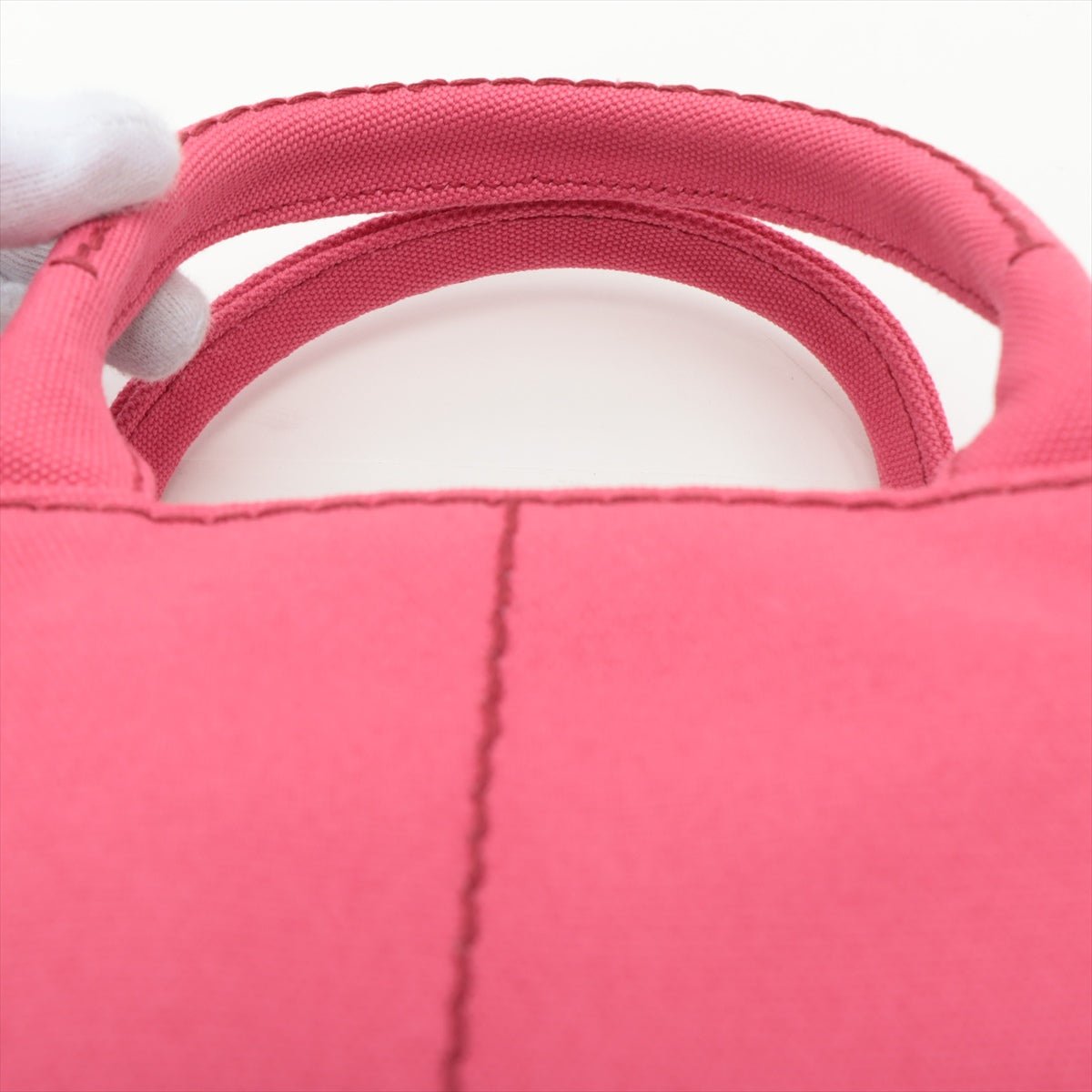 2-Way Canvas Tote Bag for Women - Reversible Pink & White Eco-Friendly Shopping Bag - Perfect for Groceries, Beach, Work & Travel
