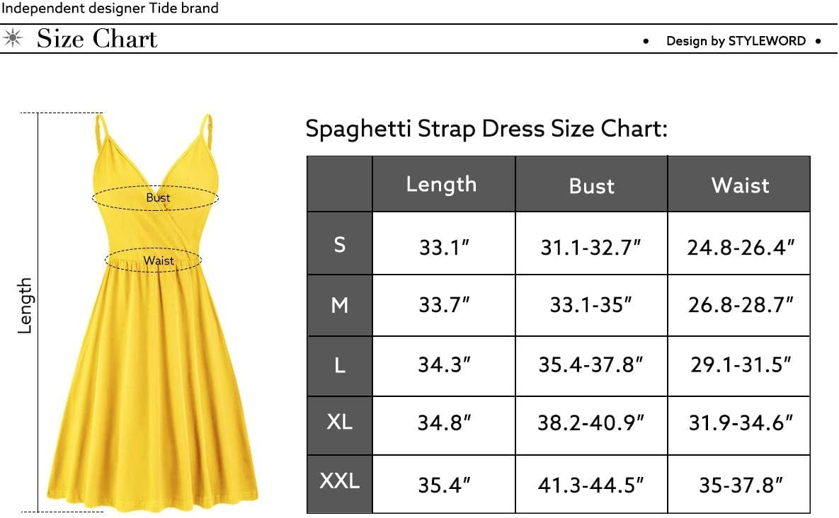 Elegant V-Neck Spaghetti Strap Casual Dress with Pockets - Perfect for Summer Outings, Beach Vacations & Date Nights